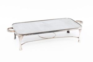 PRATA - RECHAUD PLACA RETANGULAR G