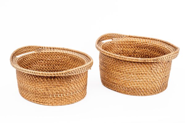 VIME - CESTA OVAL RATTAN G 42X19