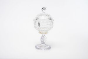 VIDRO - COMPOTEIRA PAVÃO