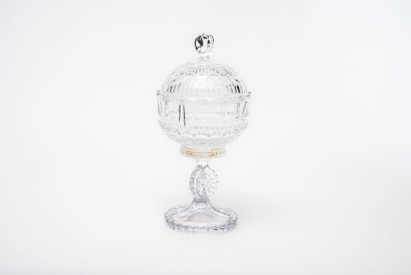 VIDRO - COMPOTEIRA PAVÃO