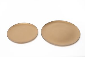 VIDRO - REDONDA 30 DOURADO