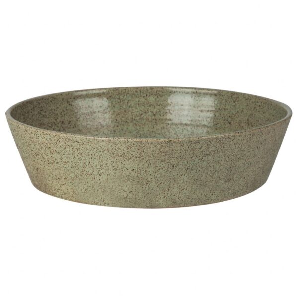 CERÂMICA ORGÂNICA - TRAVESSA REDONDA 30CM