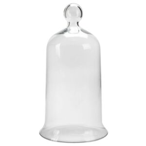 REDOMA VIDRO MÉDIA BASE 18 H 32CM