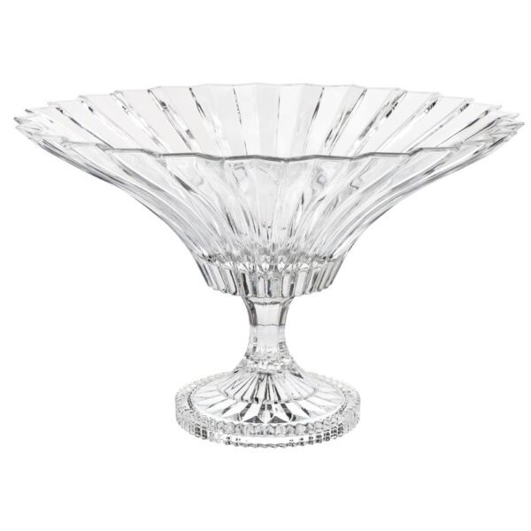 FRUTEIRA CRISTAL DIAMANTE GRD C/ PÉ B40 H25 CM
