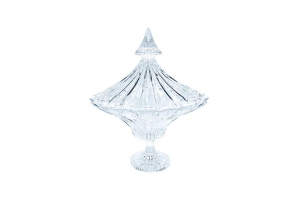 BOMBONIERE CRISTAL DIAMANTE C/ PÉ