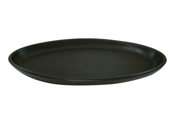 FLINTS - TRAVESSA OVAL GDE PRETA 63X35 CM