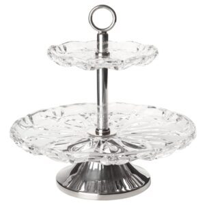 DOCEIRA DUPLA CRISTAL/PRATA PARIS