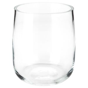 SIG - VASO VIDRO BOJUDO PEQ D15 H 16