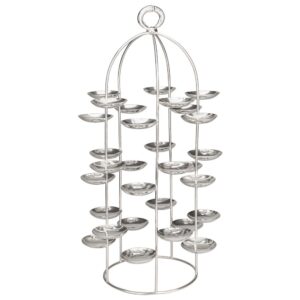 GAIOLA PRATA 30 PRATOS