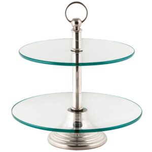 DOCEIRA VIDRO+PRATA 2 ANDARES