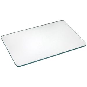 PRATO VIDRO RETANG MED GROSSO (45X30X0,8CM)