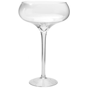 TAÇA VIDRO "GIRAFINHA-MAIOR" (ALT. 50CM)