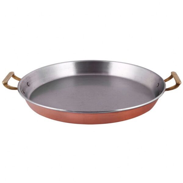 CAÇAROLA COBRE RASA GRANDE 43CM S/ TAMPA 1 CAÇAROLA COBRE RASA GRANDE 43CM S/ TAMPA