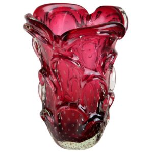 VASO MURANO VERMELHO