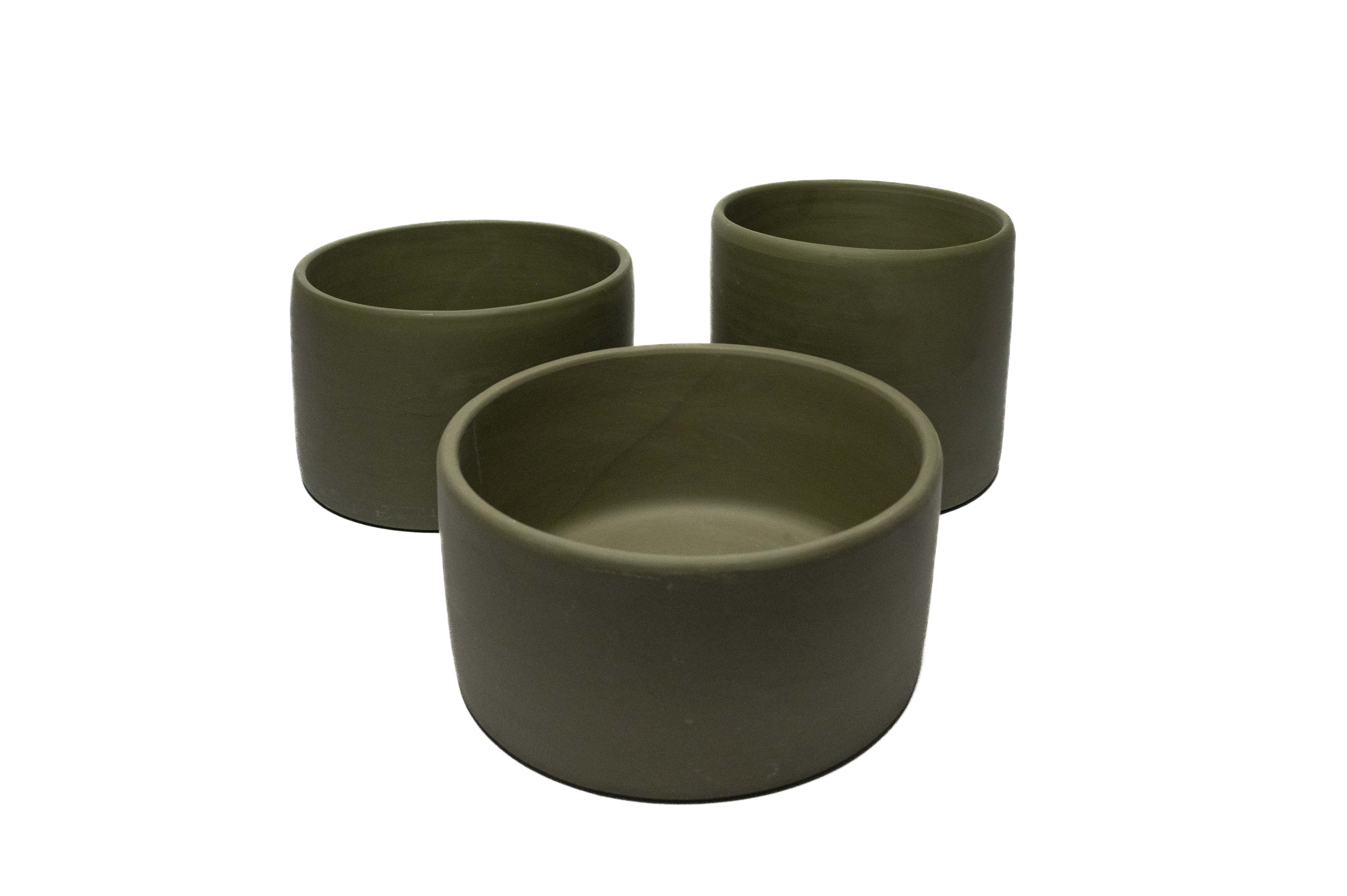 FLINTS - CILINDRO VERDE OLIVA LARGO 22CM H10CM