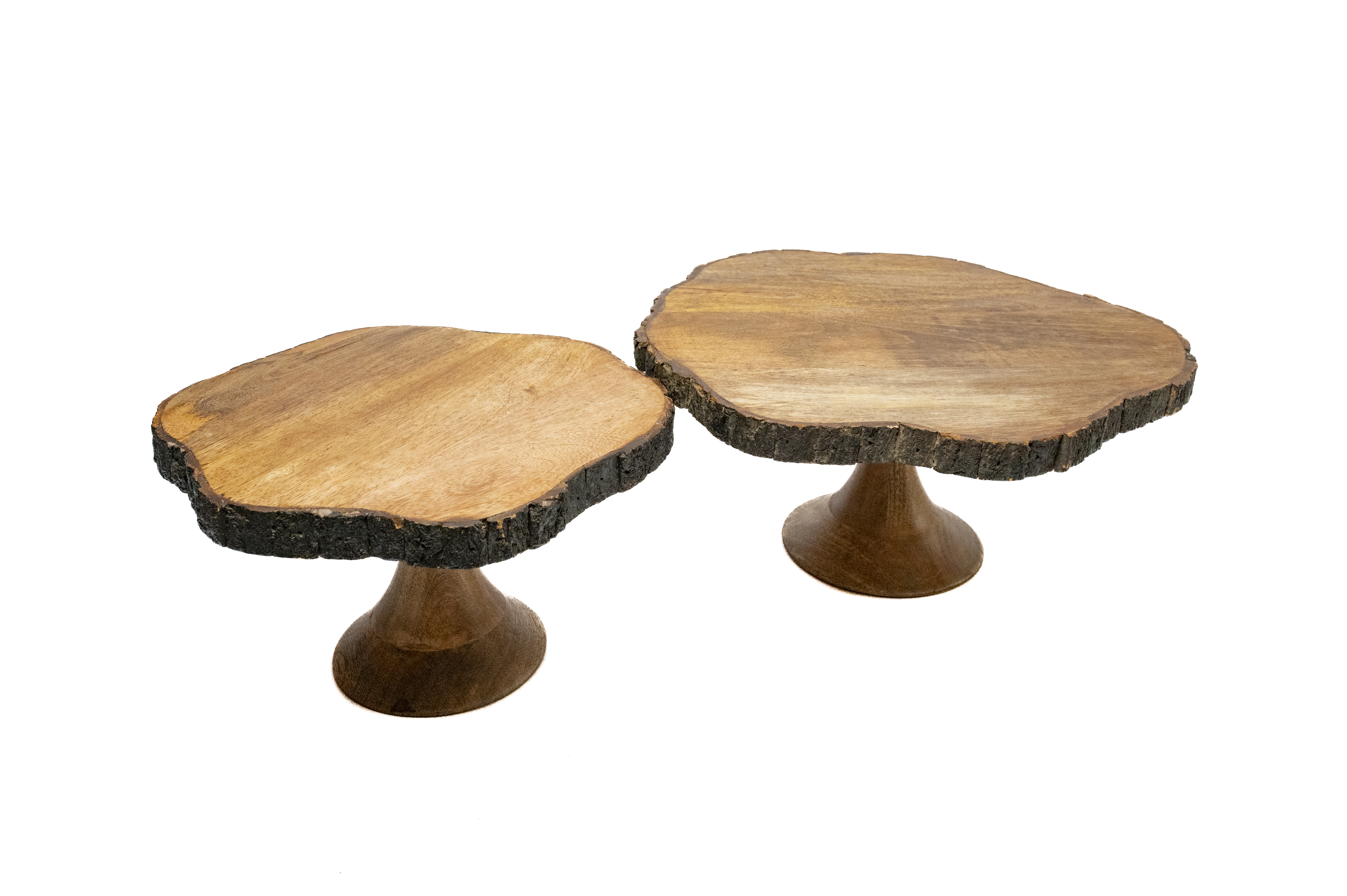 PRATO BOLO MAD RÚSTICA M 38CM H19CM