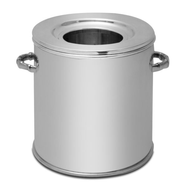 PRATA - BALDE CHAMPANHE C/ SUPORTE 1 GARRAFA - Imagem 1