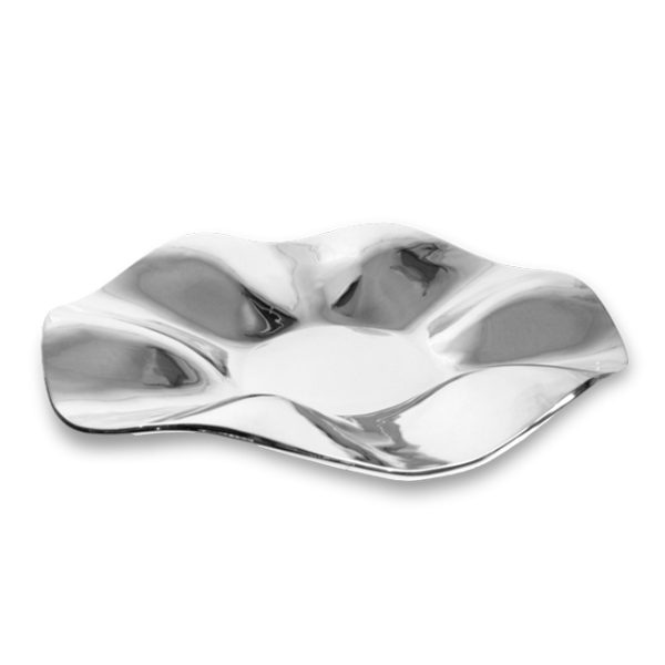 FLOR - SALADEIRA PRATA G D55CM - Imagem 1