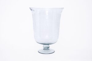 VASO C/ PÉ LAPIDADO GOTAS GIG. 32X43CM