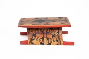 BANCO PAJÉ VERMELHO GDE 43X23 - H17CM