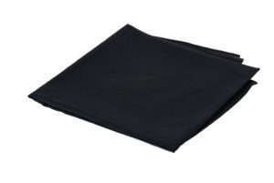 TOALHA QUADRADA CREPE PRETA 1,75