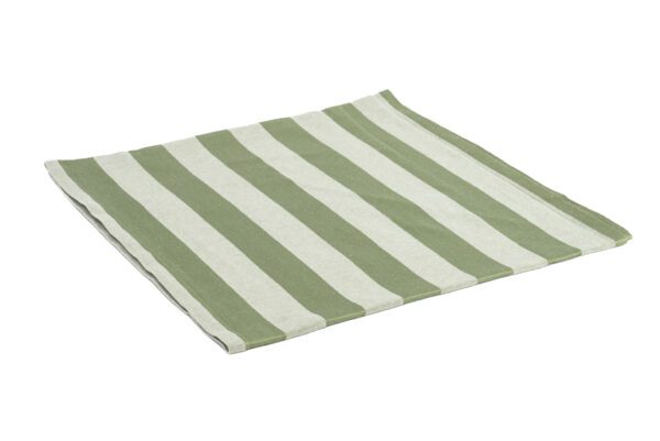 CAMINHO DE MESA ADAM. VERDE LISTRADA 1,90M