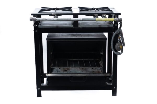 FOGÃO 02 BOCAS C/ FORNO A GAS - 85 LTS 58X47X28 1 FOGÃO 02 BOCAS C/ FORNO A GAS - 85 LTS 58X47X28