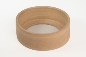 BASE MÉDIA VASADA RETA CLARA ABERTA H 10,5CM