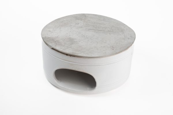 CÊRAMICA - RECHAUD BRANCO GR - Imagem 1