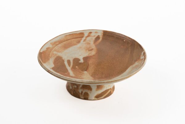 CERÂMICA TORRADA - PRATO RASO C/ PÉ 24CM H 9CM