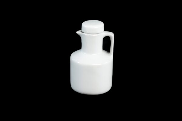 BRANCA - AZEITEIRO PORCELANA COM TAMPA