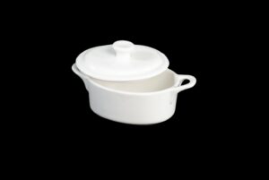 BRANCA - MINI CAÇAROLA OVAL TAMPA OPCIONAL