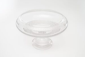 SALADEIRA CRISTAL C/ PÉ 44CM H 29CM