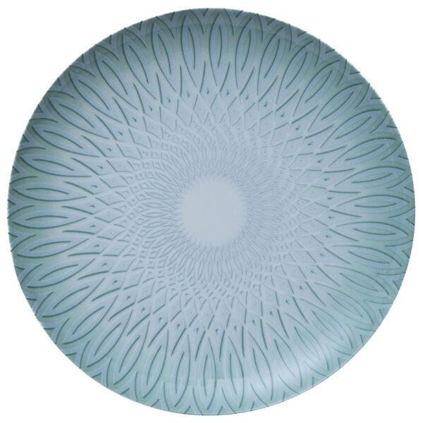 VISTA ALEGRE - PRATO S/ MESA MANDALA VERDE ÁGUA - Imagem 1