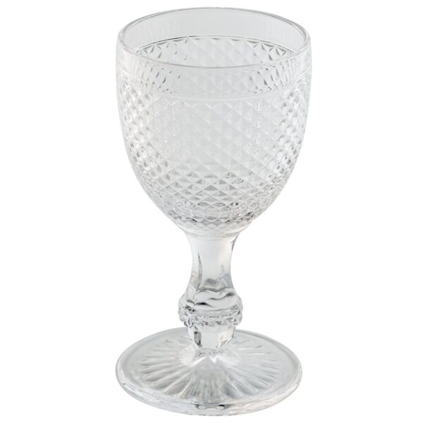TAÇA ÁGUA BICO DE JACA TRANSPARENTE
