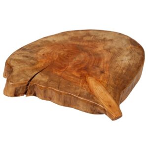 BASE DE MADEIRA RÚSTICA REDONDA GRANDE