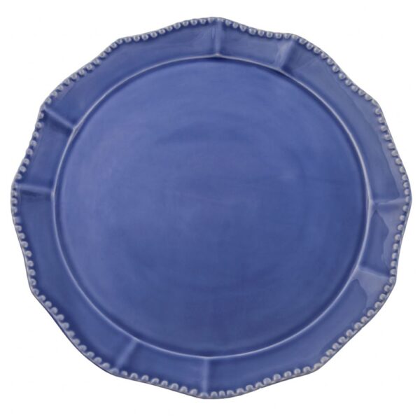 PRATO PÉROLA SEXTAVADO JEANS 32 CM