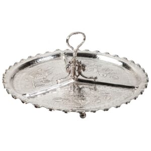 FRUTEIRA PRATA 3 DIVISÕES ALÇA CENTRAL