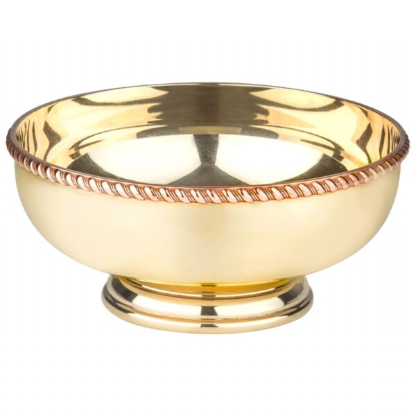 BOWL DOURADO C/ BASE - BOCA 17,5CM