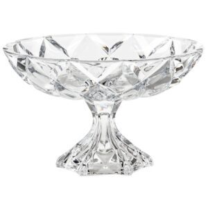 SALADEIRA CRISTAL RED. MEL C/ PÉ 32CM