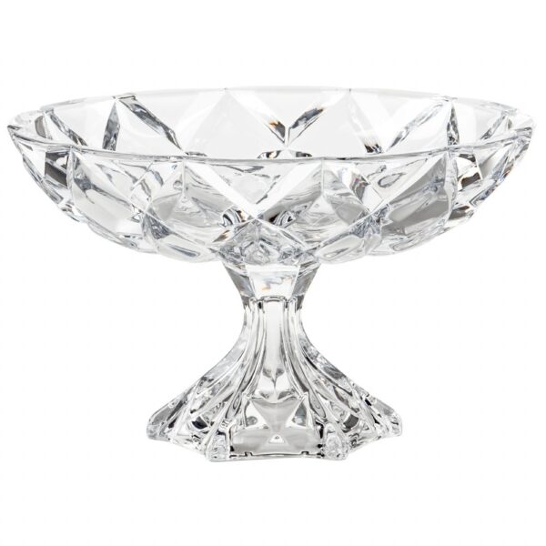 SALADEIRA CRISTAL RED. MEL C/ PÉ 32CM