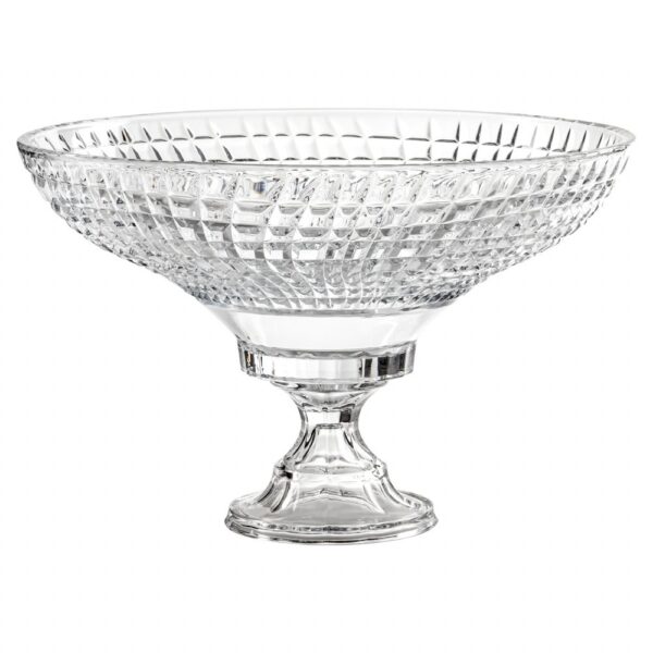 SALADEIRA CRISTAL RED. LETICIA C/ PÉ 35CM