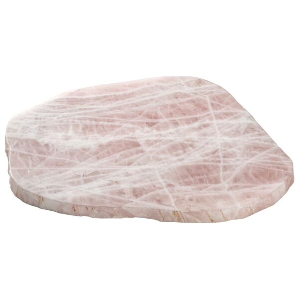 PLACA PEDRA QUARTZO ROSA 35CM