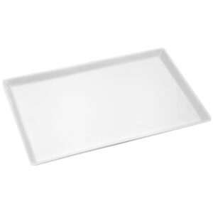 BRANCA - PRATO RETANGULAR GDE.PORCEL. (33 X 21CM)