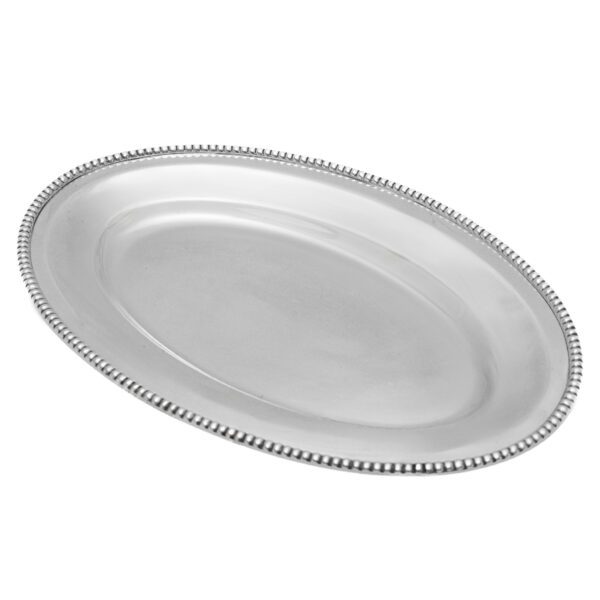 TRAVESSA PRATA OVAL DUBAI 43CM - Imagem 1
