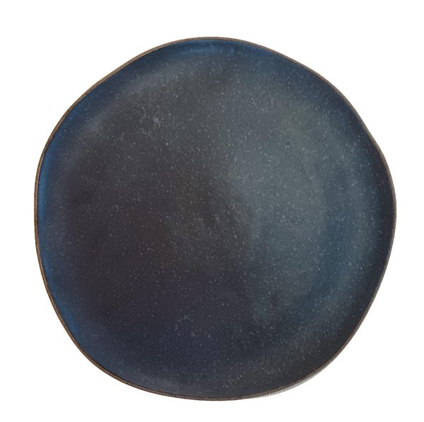 DUNAS - PRATO MESA CERÂMICA PRETO - Imagem 1