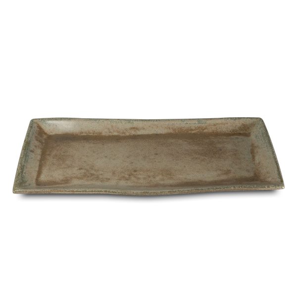 TRAVESSA RET. CELADON PEQUENA 32X16CM - Imagem 1