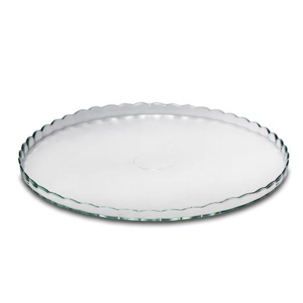 PRATO BOLO VIDRO JULIETA 2 D33CM - Imagem 1